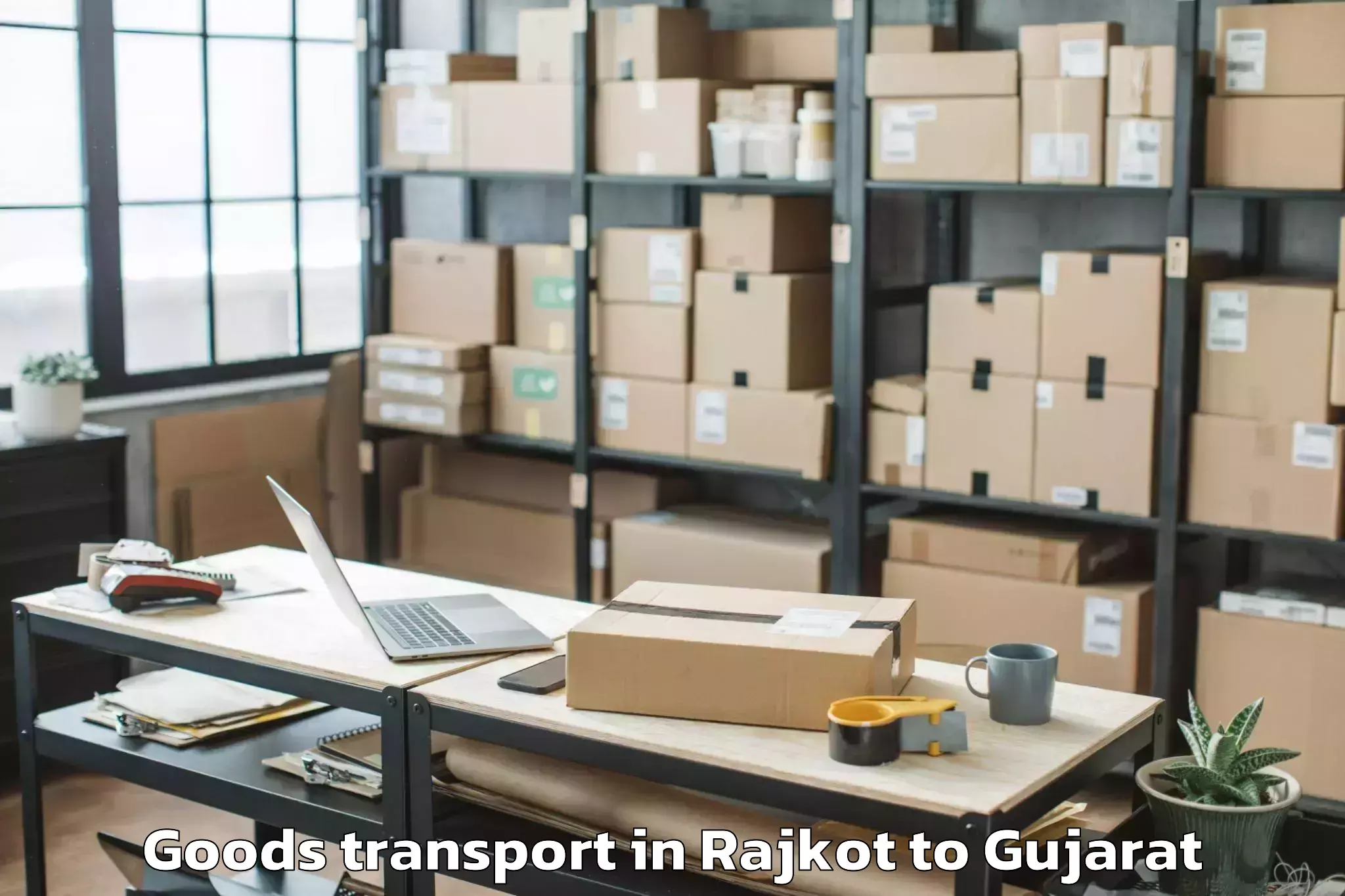 Top Rajkot to Dwarka Goods Transport Available